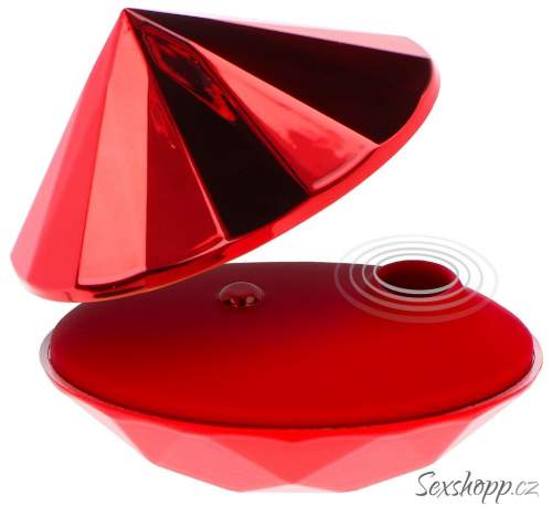 ToyJoy Pulzační stimulátor klitorisu Ruby Red Diamond