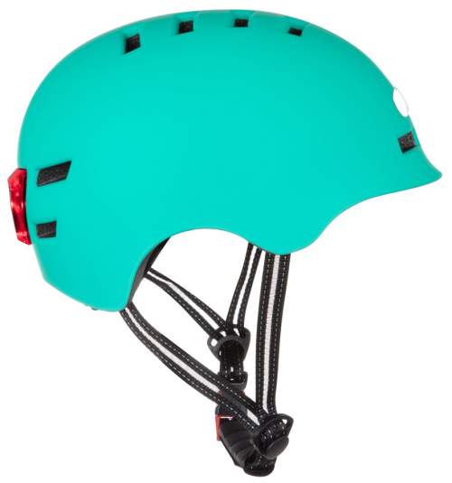 Bezpečnostní helma BLUETOUCH modrá s LED velikost M
