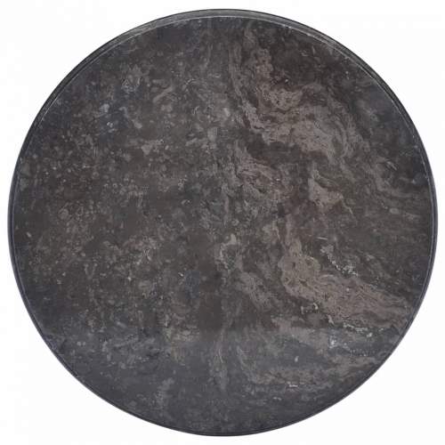 Stolní deska černá Ø 50 x 2,5 cm mramor