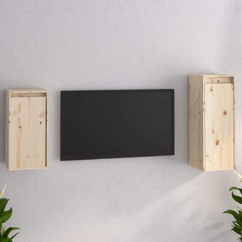 vidaXL TV skříňky 2 ks masivní borové dřevo