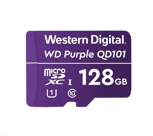 WD Micro SDXC Purple Class 10 128GB WDD128G1P0C