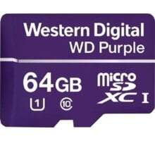 WD Micro SDXC Purple Class 10 64GB WDD064G1P0C