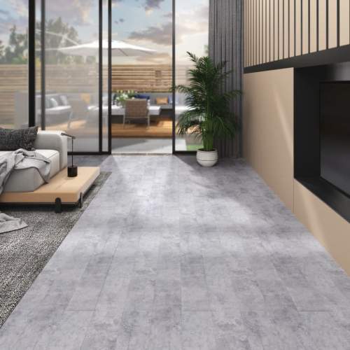 VidaXL Podlahová krytina PVC 5,26 m² 2 mm cementově šedá