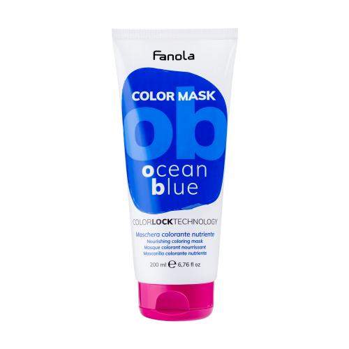 Fanola Color Mask vyživující a barvicí maska na vlasy 200 ml odstín Ocean Blue pro ženy