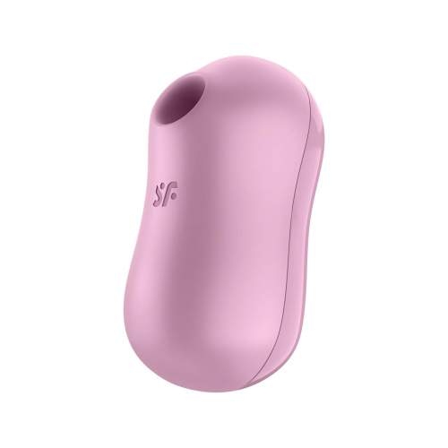 Satisfyer Stimulátor klitorisu Cotton Candy Lilac, bezdotykový stimulátor klitorisu s vibracemi