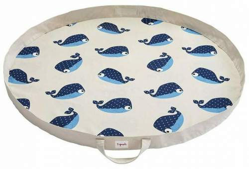3 sprouts Play Mat Bag Whale