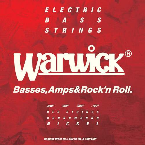 Warwick 46210 - Red Label ML .040 - .100