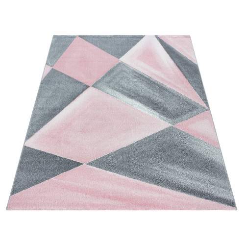 Ayyildiz Kusový koberec Beta 1130 šedá/růžová 200x290 cm