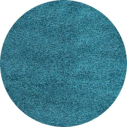 Ayyildiz Kruhový koberec Dream Shaggy 4000 modrá 120x120