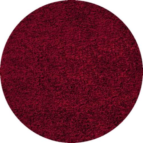 Ayyildiz Kruhový koberec Dream Shaggy 4000 červená 120x120