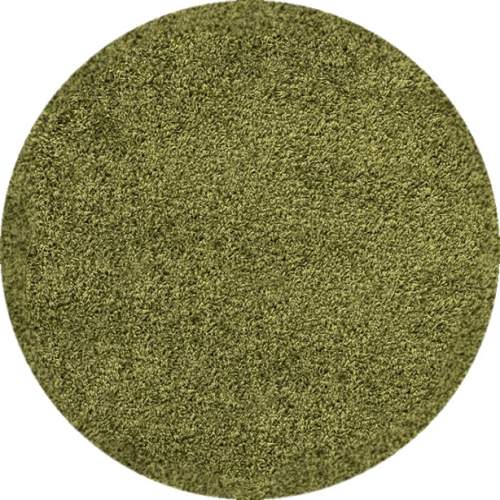 Ayyildiz Kruhový koberec Dream Shaggy 4000 zelená 80x80