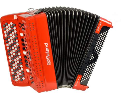 Roland FR-4x Červená Knoflíkový akordeon