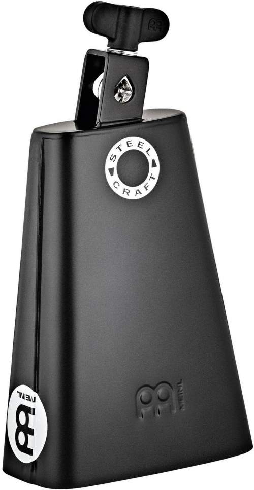 Meinl SCL70B-BK Steel Craft Line Classic Rock Cowbell 7” Big Mouth - Black