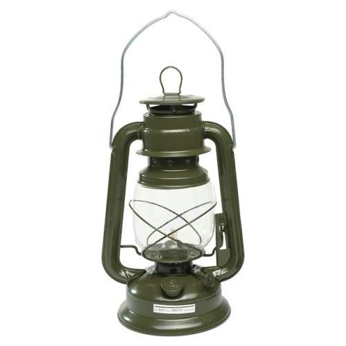 MIL-TEC Petrolejová lampa - oliv, 28 cm