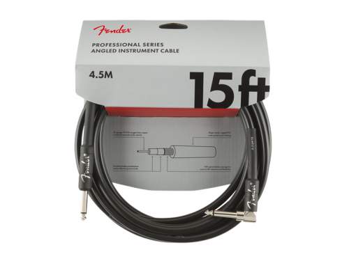 Fender Professional Series 15 Instrument Cable Angled