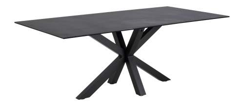Actona Černý jídelní stůl Katalyst, 200x100x75,5 cm