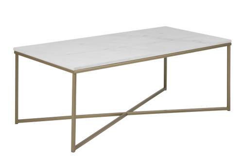Actona Bílý konferenční stolek Bisoli, 120x60x46 cm