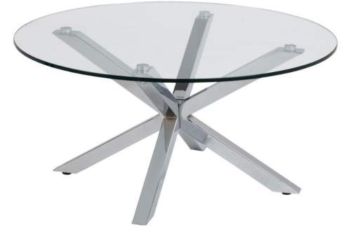 Scandi Skleněný konferenční stolek Skyline 82 cm II.