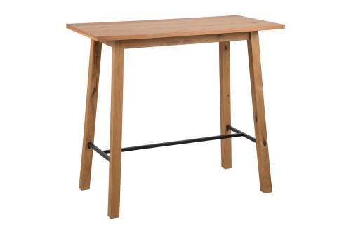 Scandi Přírodní dubový barový stůl Rachel 117 cm
