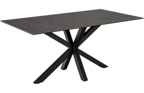 Actona Černý jídelní stůl Katalyst, 160x90x75,5 cm