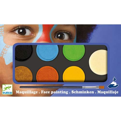 DJECO Barvy k malování na obličej - přírodní odstíny