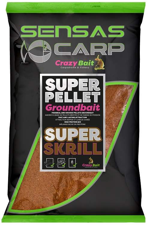 Sensas Krmení Crazy Super Krill krill 1kg