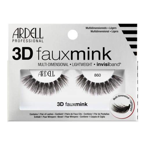 Ardell 3D Faux Mink 860 vícevrstvé umělé řasy 1 ks odstín Black