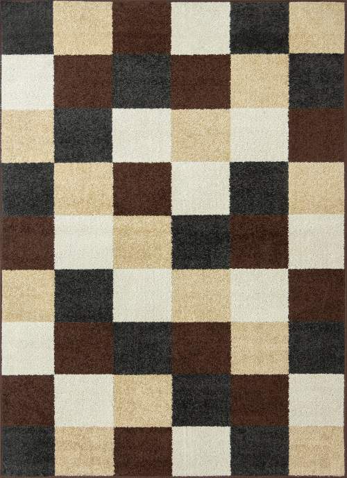 Breno Oriental Weavers International Kusový koberec LOTTO 923/FM7X, Hnědá, Vícebarevné (Rozměr: 160 x 235 cm)