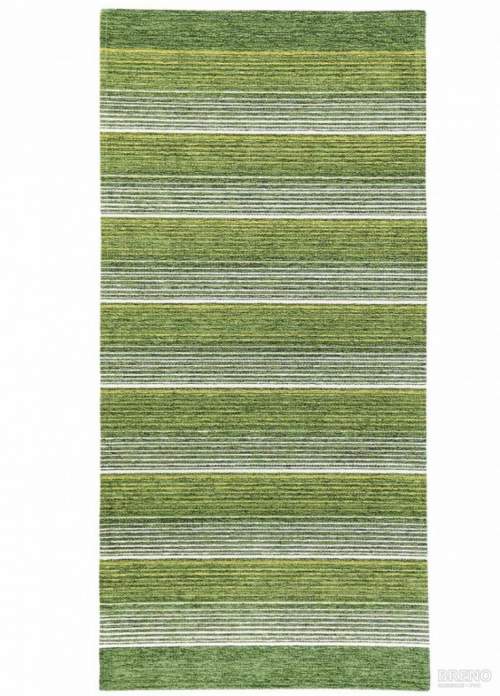 Breno Oriental Weavers International Koupelnová předložka LAOS (Gobelin) 140/999X, Zelená (Rozměr: 75 x 160 cm)