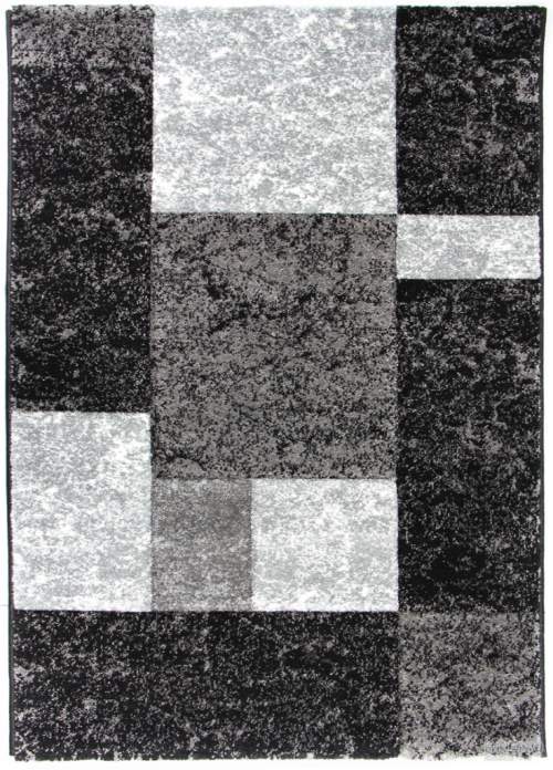 Breno Ayyildiz Hali GmbH Kusový koberec HAWAII 1330 Black, Šedá, Černá (Rozměr: 120 x 170 cm)