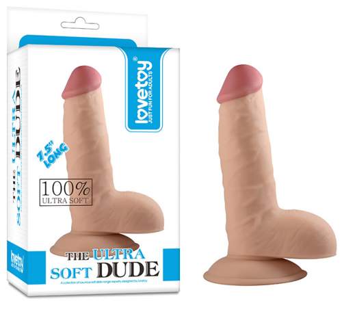 Dildo Lovetoy THE ULTRA SOFT DUDE 7,5" FAT Lovetoy
