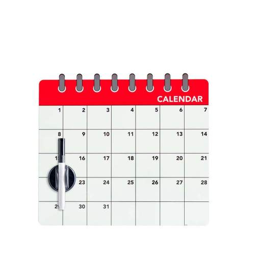 Balvi Magnetická popisovatelná tabule na lednici Calendar 26239, bílá