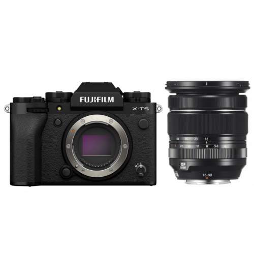 Fujifilm X-T5, černá + XF16-80MM FTDFFUXT5X055