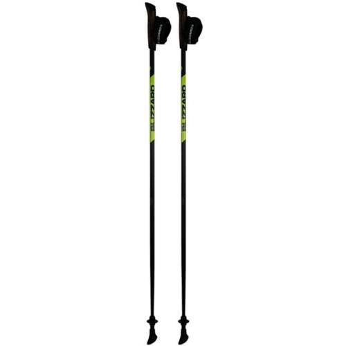 BLIZZARD-Carbon Lite nordic walking poles, black/green Černá 110 cm