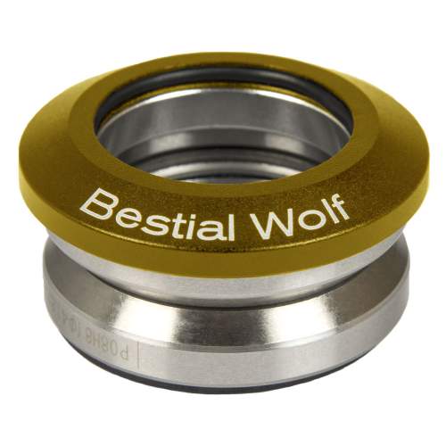 Bestial Wolf Integrated Headset Hlavové složení na koloběžku Zlatá