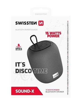 Swissten Sound-X Bluetooth reproduktor černý