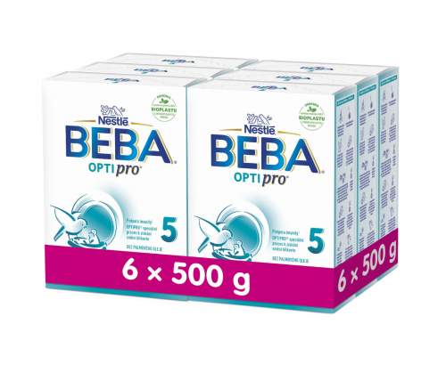 BEBA OPTIPRO® 5 batolecí mléko, 6× 500 g