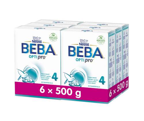BEBA OPTIPRO® 4 batolecí mléko, 6× 500 g