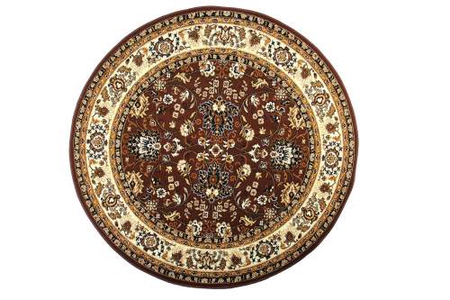 Breno Sintelon Kusový koberec PRACTICA kruh 59/DMD, Hnědá, Vícebarevné (Rozměr: 200 x 200 cm)