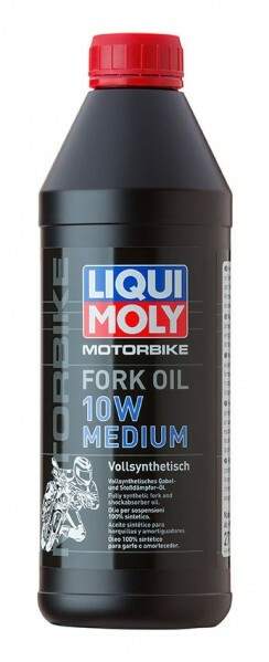 Liqui Moly - Tlumičový olej pro motocykly 10W střední, 1 litr