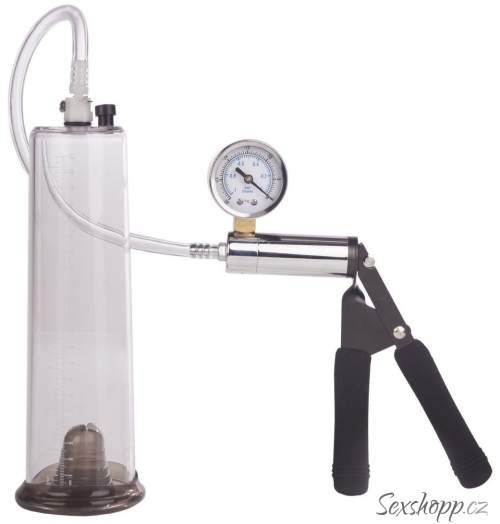 CalExotics Precision Pump Advanced 2, profesionální vakuová pumpa s tlakoměrem 24 x 7 cm