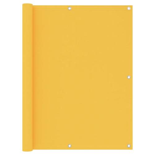 shumee Balkónová zástěna žlutá 120×600 cm oxfordská látka 135031