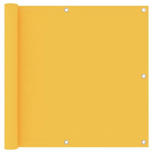 Balkónová zástěna žlutá 90 x 600 cm oxfordská látka