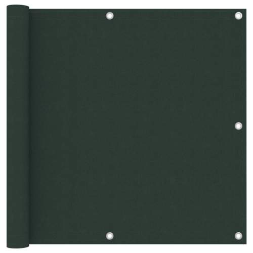 shumee Balkónová zástěna tmavě zelená 90 x 500 cm oxfordská látka