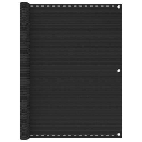 shumee Balkónová zástěna HDPE 120 x 500 cm antracitová