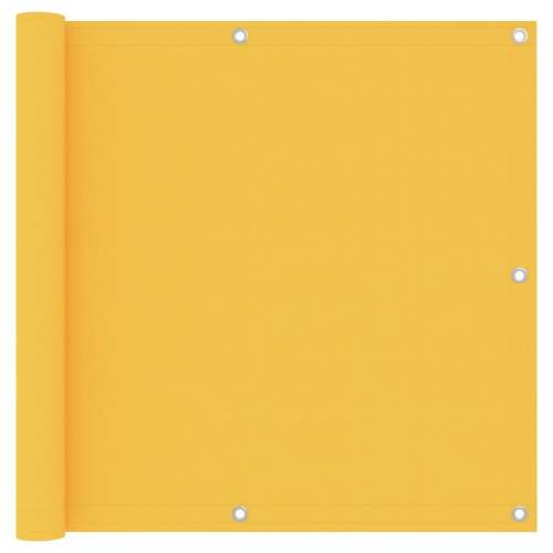 Balkónová zástěna žlutá 90 x 400 cm oxfordská látka