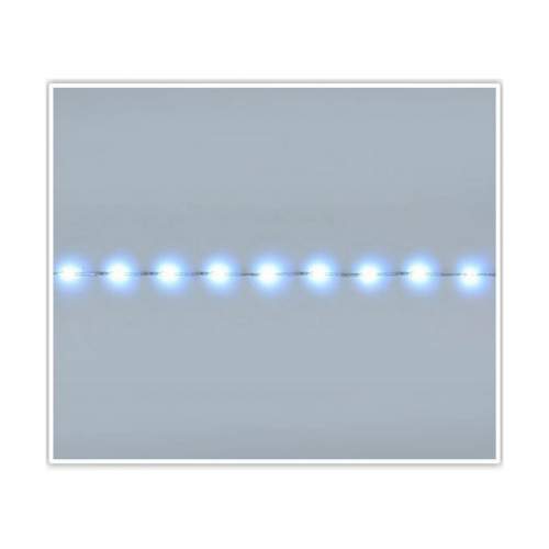 Vánoční světelný řetěz studená bílá 800 LED / 24 m