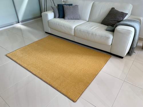 Vopi koberce Kusový koberec Eton Exklusive žlutý - 140x200 cm Žlutá, Velké (190x270 cm a větší), Syntetický (umělý)