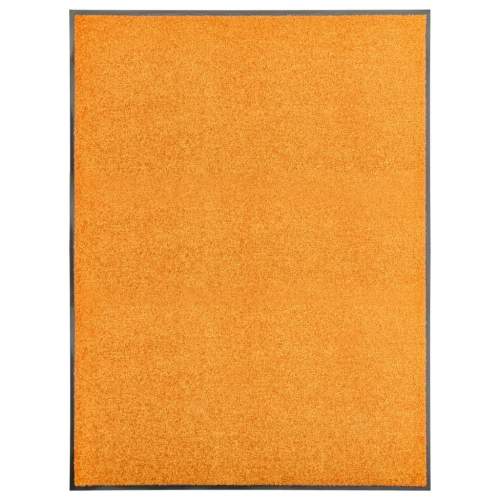 HD Rohožka pratelná oranžová 90 x 120 cm