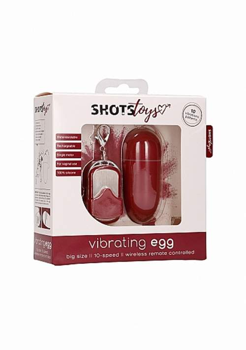 Shots Toys 10 Speed Remote Vibrating Egg Big